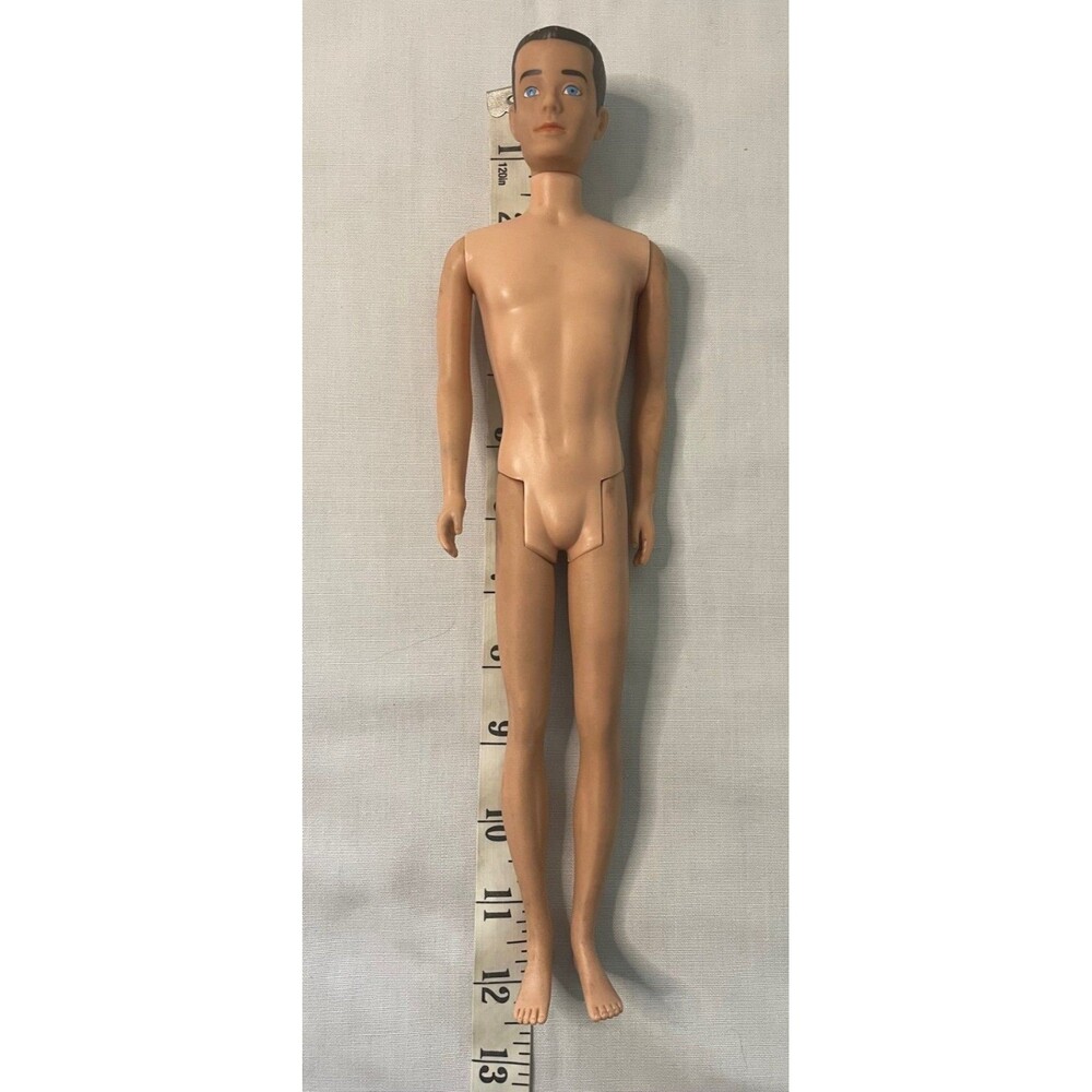 Mattel Ken Doll #750 Original Red White Swim Outfit 1965 Blue Eyes Painted Hair - Picture 3 of 12